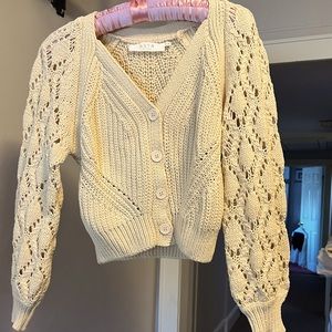 Cream Astr the Label Cardigan